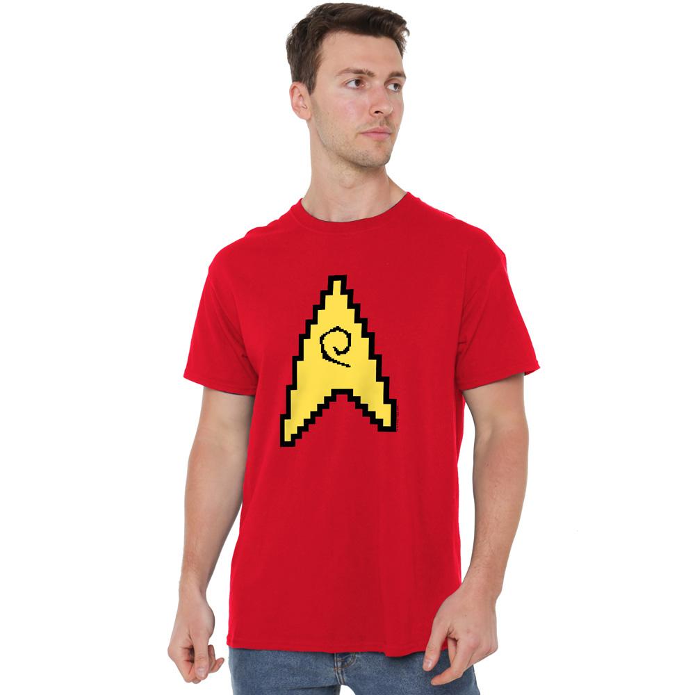 Red - Lifestyle - Star Trek Mens Engineering 8-Bit T-Shirt