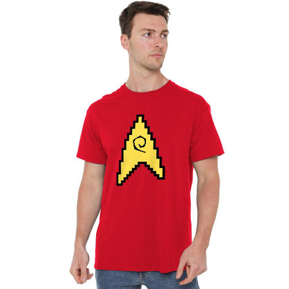 Red - Lifestyle - Star Trek Mens Engineering 8-Bit T-Shirt