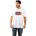 White - Front - Porsche Mens Mag Flag Of Germany T-Shirt