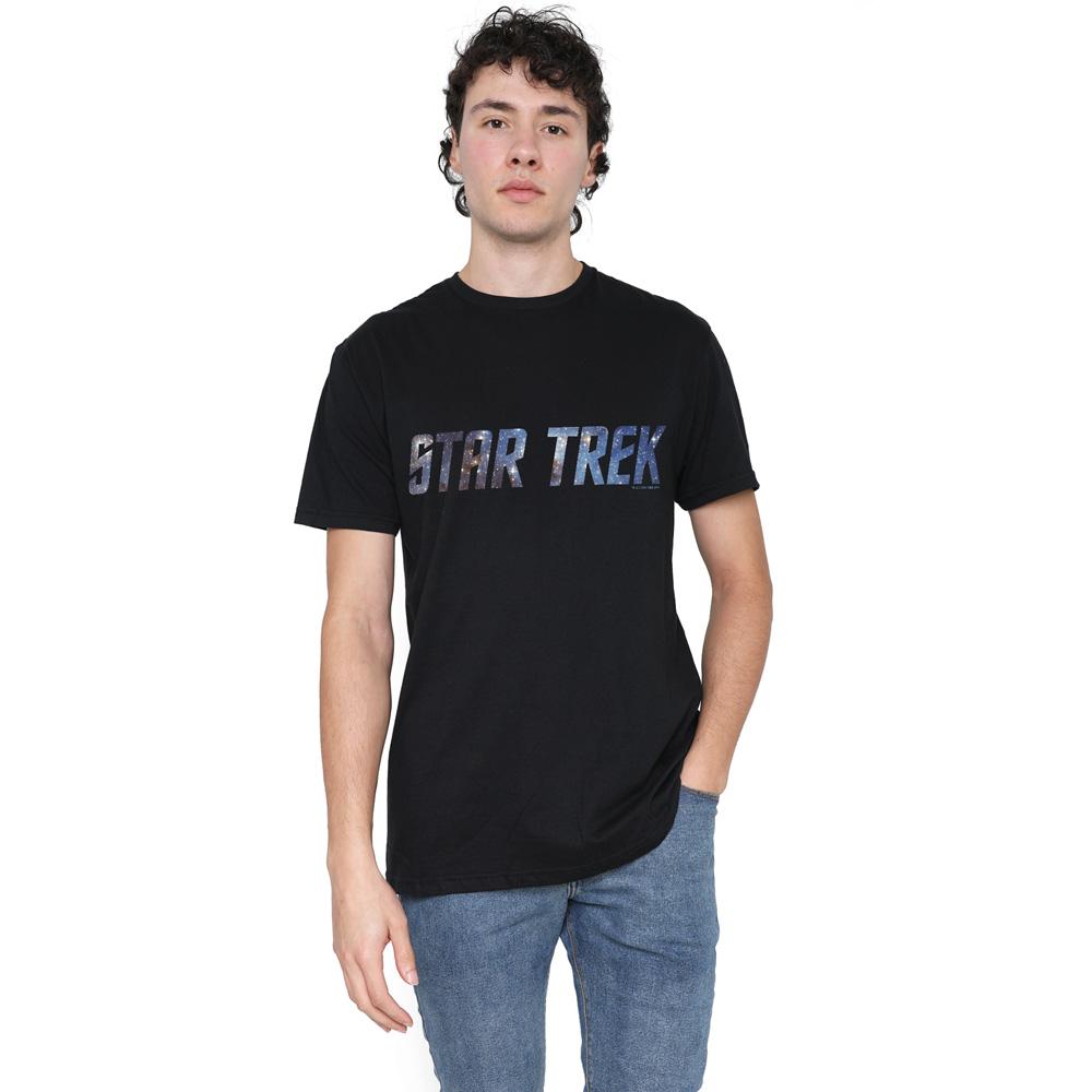 Black - Lifestyle - Star Trek Mens Space Logo T-Shirt