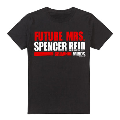 Black - Front - Criminal Minds Mens Future Bride T-Shirt