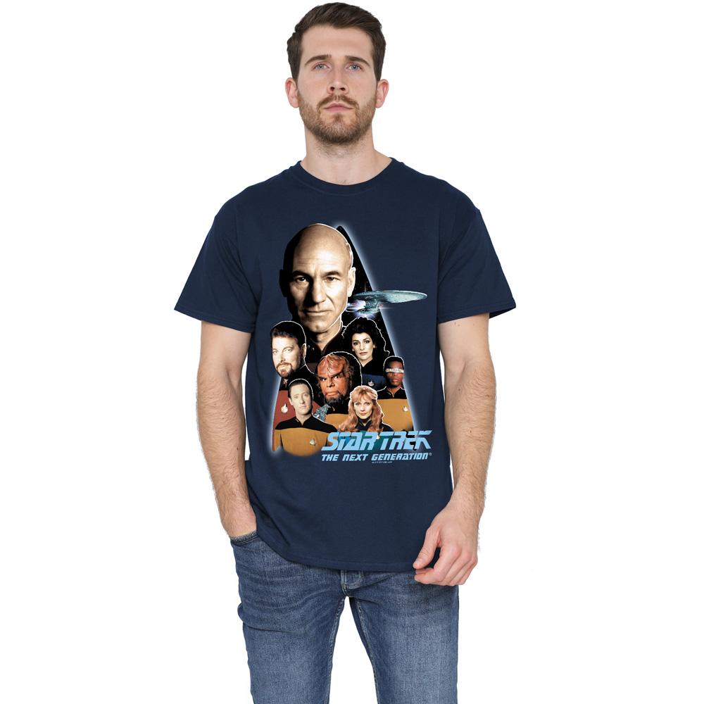 Navy - Lifestyle - Star Trek Mens Next Generation Crew T-Shirt