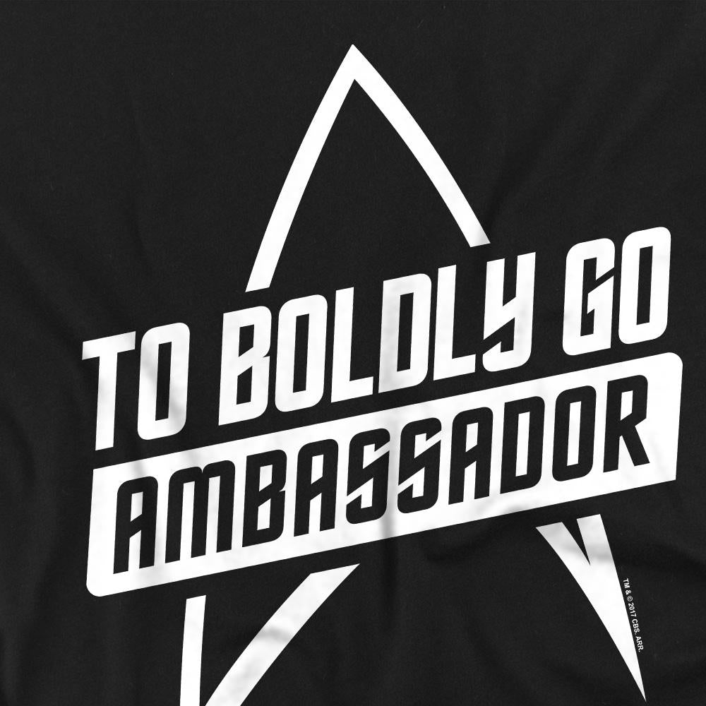 Black - Pack Shot - Star Trek Mens To Boldly Go T-Shirt