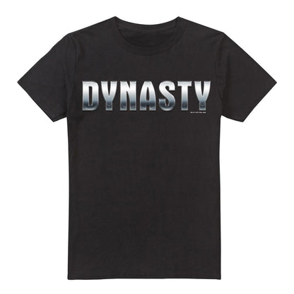Black - Front - Dynasty Mens Shiny T-Shirt