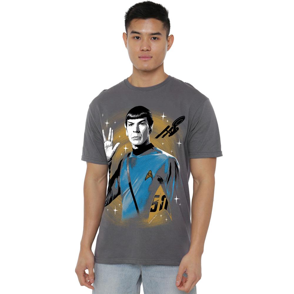 Charcoal - Lifestyle - Star Trek Mens Prosper Space T-Shirt