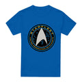 Royal Blue - Front - Star Trek Beyond Mens Starfleet Patch T-Shirt