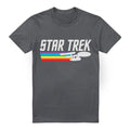 Charcoal - Front - Star Trek Mens Rainbow Trail T-Shirt