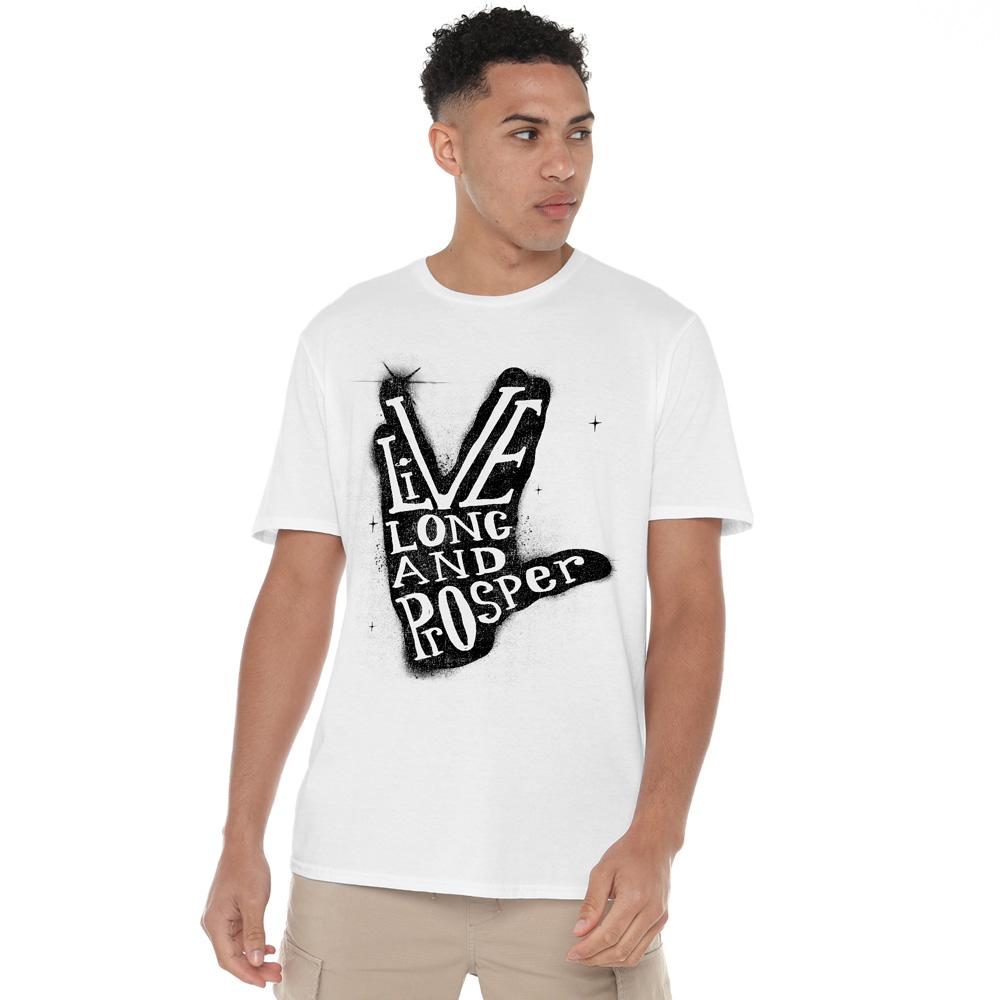 White - Lifestyle - Star Trek Beyond Mens Prosper Hand T-Shirt