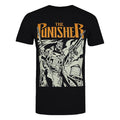 Black - Front - The Punisher Mens Cotton T-Shirt