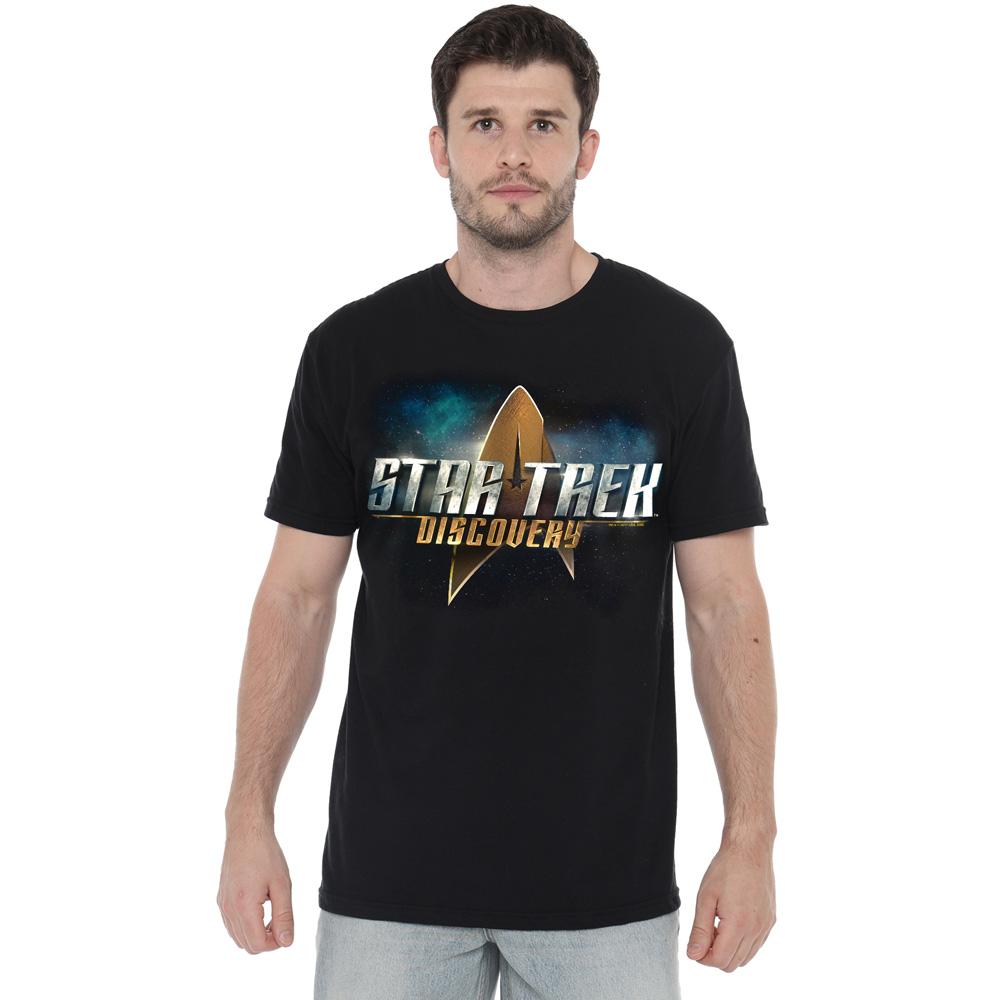 Black - Lifestyle - Star Trek: Discovery Mens Logo T-Shirt