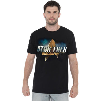 Black - Lifestyle - Star Trek: Discovery Mens Logo T-Shirt