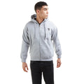 Grey Marl - Side - Guinness Mens Mono Harp Full Zip Hoodie