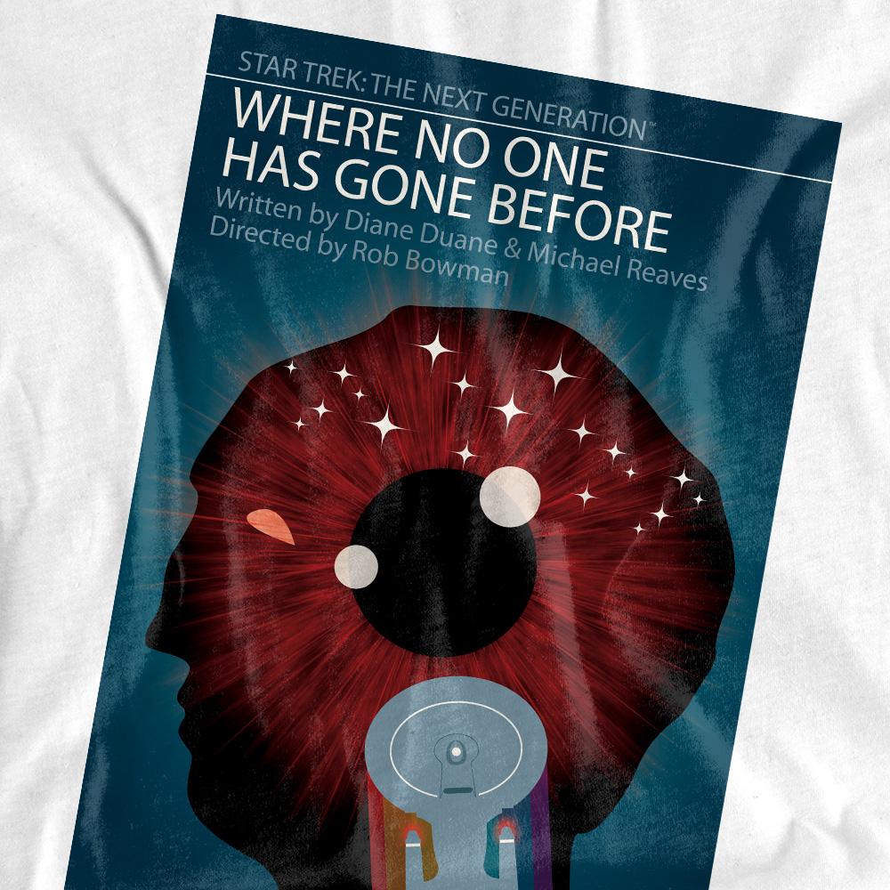 White - Pack Shot - Star Trek Mens The Next Generation Season 1 Episode 6 T-Shirt