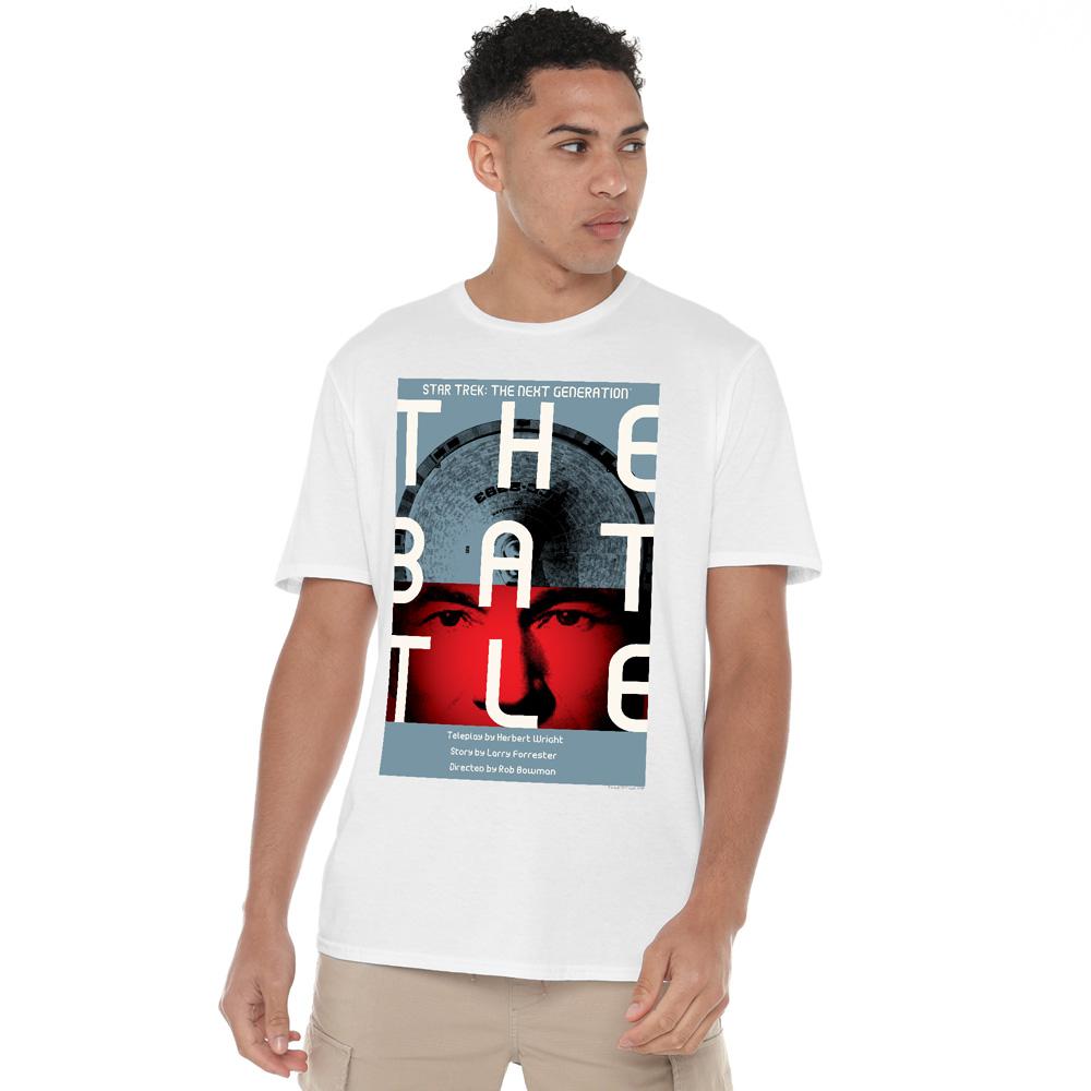 White - Lifestyle - Star Trek Mens The Next Generation Season 1 Episode 9 T-Shirt