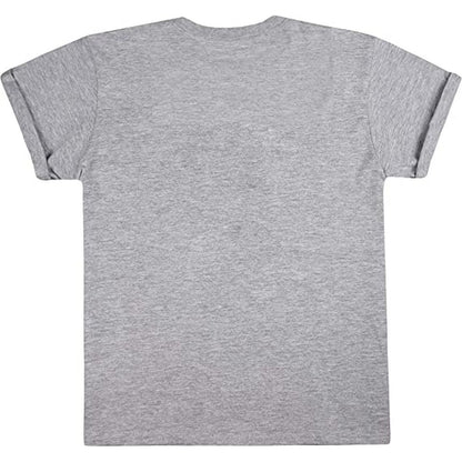 Grey Marl - Back - Disney Girls Love Hands Mickey Mouse T-Shirt