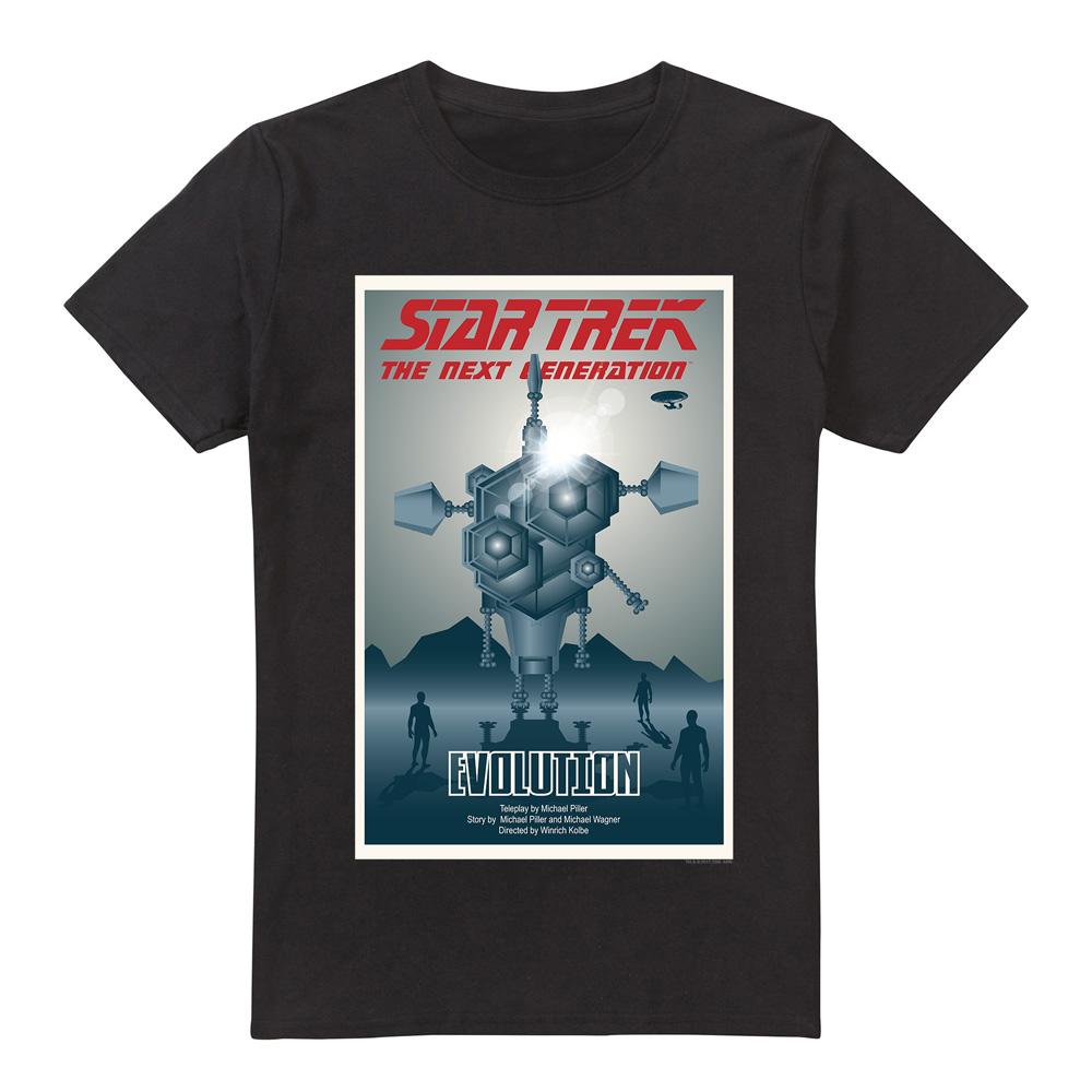Black - Front - Star Trek Mens The Next Generation Season 3 Episode 1 T-Shirt