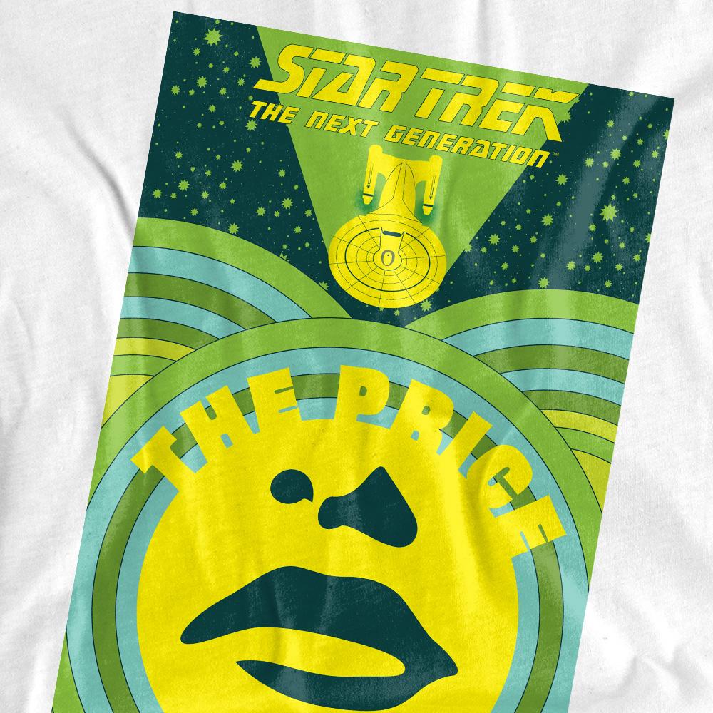 White - Pack Shot - Star Trek Mens The Next Generation Season 3 Episode 8 T-Shirt