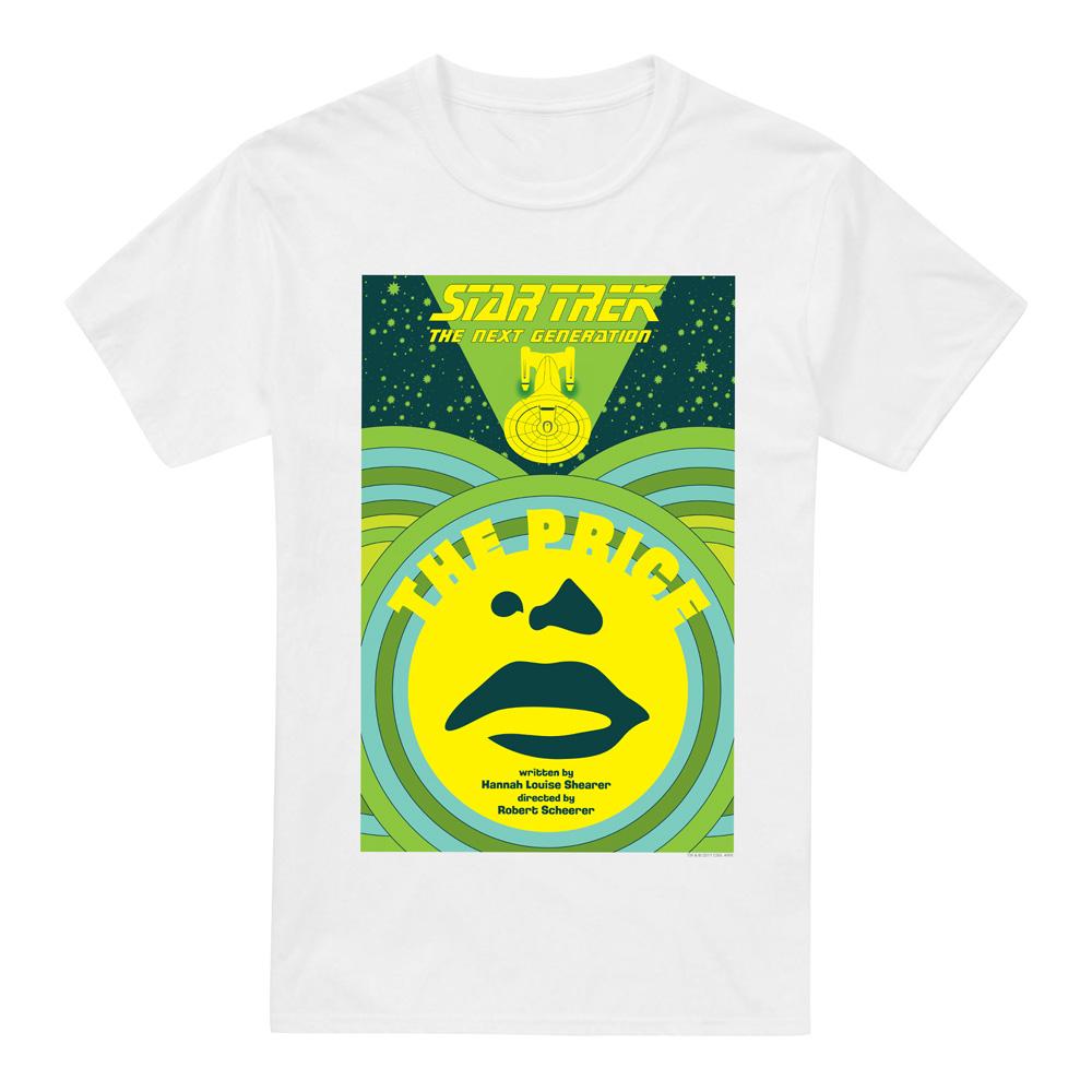 White - Front - Star Trek Mens The Next Generation Season 3 Episode 8 T-Shirt