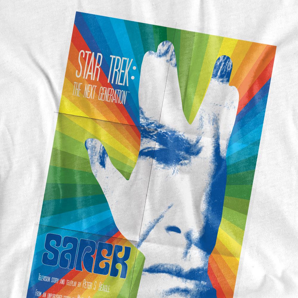 White - Pack Shot - Star Trek Mens The Next Generation Season 3 Episode 23 T-Shirt