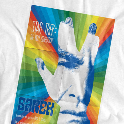 White - Pack Shot - Star Trek Mens The Next Generation Season 3 Episode 23 T-Shirt
