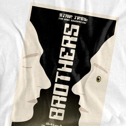 White - Pack Shot - Star Trek Mens The Next Generation Season 4 Episode 3 T-Shirt