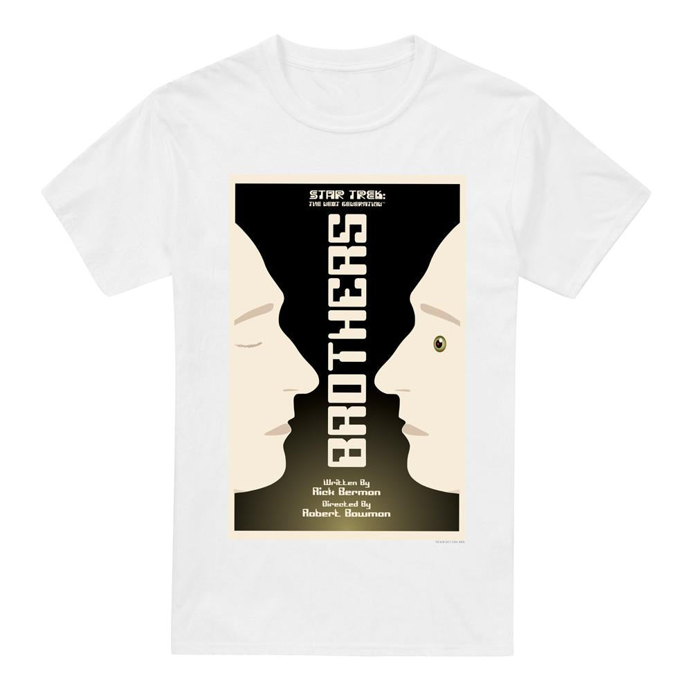 White - Front - Star Trek Mens The Next Generation Season 4 Episode 3 T-Shirt