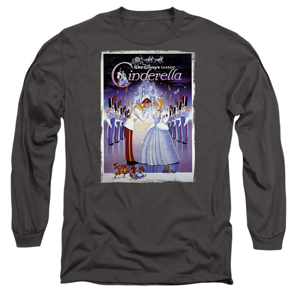 Charcoal - Front - Cinderella Unisex Adult Poster T-Shirt