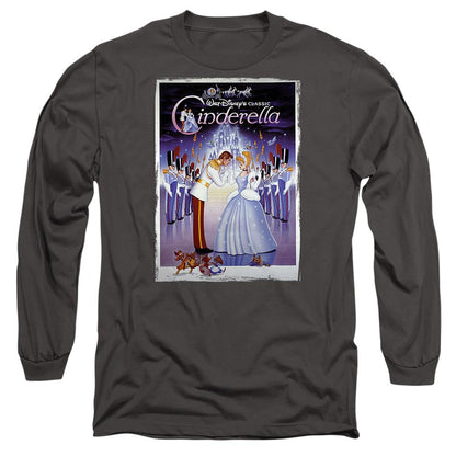 Charcoal - Front - Cinderella Unisex Adult Poster T-Shirt
