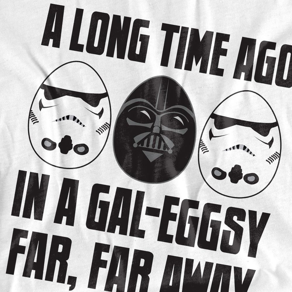 White - Side - Star Wars Unisex Adult GalEggsy Far, Far Away T-Shirt
