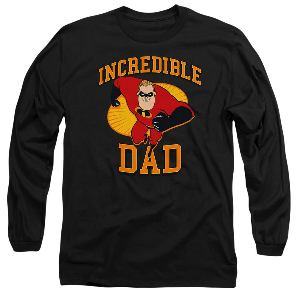 Black - Front - The Incredibles Unisex Adult Incredible Dad T-Shirt