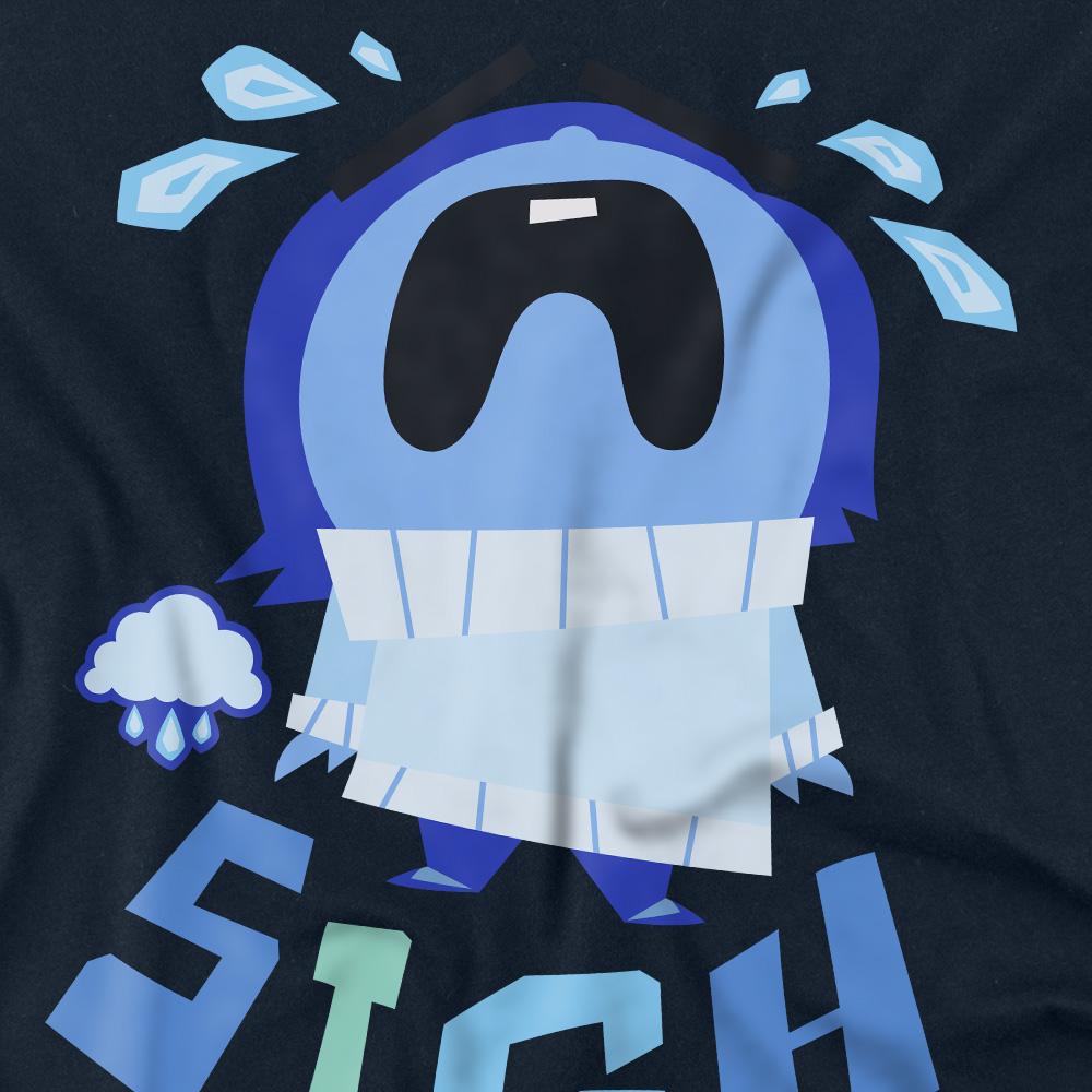 Navy - Side - Inside Out 2 Unisex Adult Sadness T-Shirt