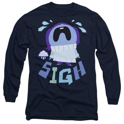 Navy - Front - Inside Out 2 Unisex Adult Sadness T-Shirt