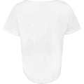 White-Black - Back - Tinkerbell Womens-Ladies Face T-Shirt