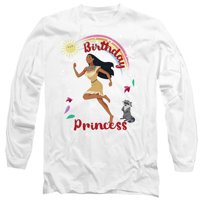 White - Front - Pocahontas Unisex Adult Birthday Princess Meeko T-Shirt