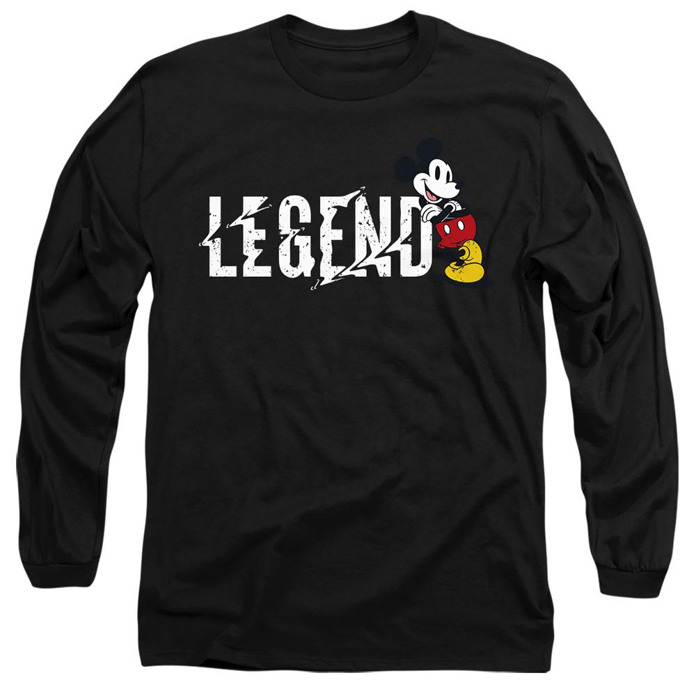 Black - Front - Disney Unisex Adult Legend Mickey Mouse Fathers Day T-Shirt