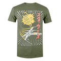 Military Green - Front - Star Wars Mens Rebel Attack X-Wing T-Shirt