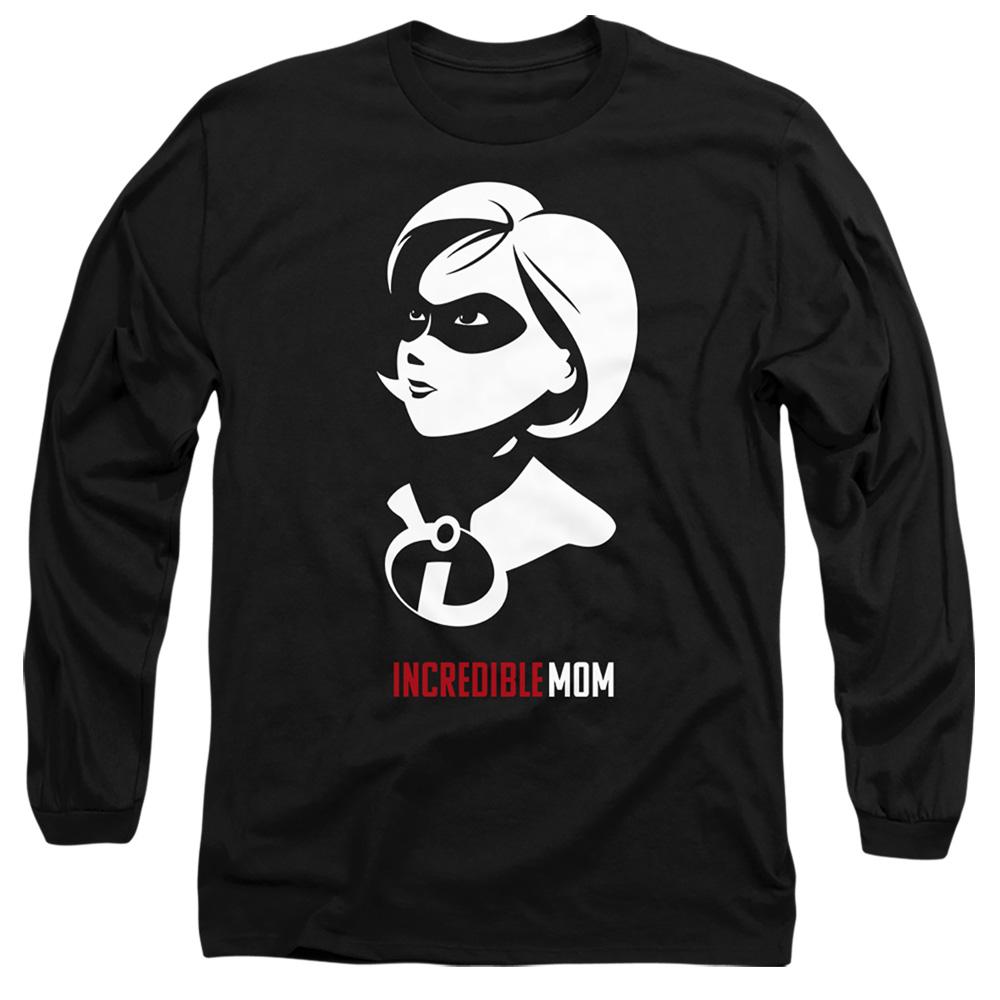 Black - Front - The Incredibles Unisex Adult Incredible Mom T-Shirt