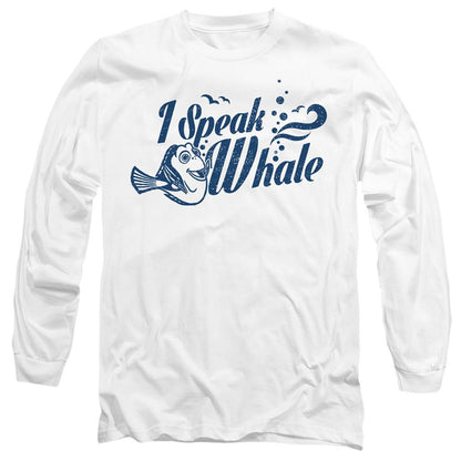 White - Front - Finding Nemo Unisex Adult I Speak Whale Dory T-Shirt