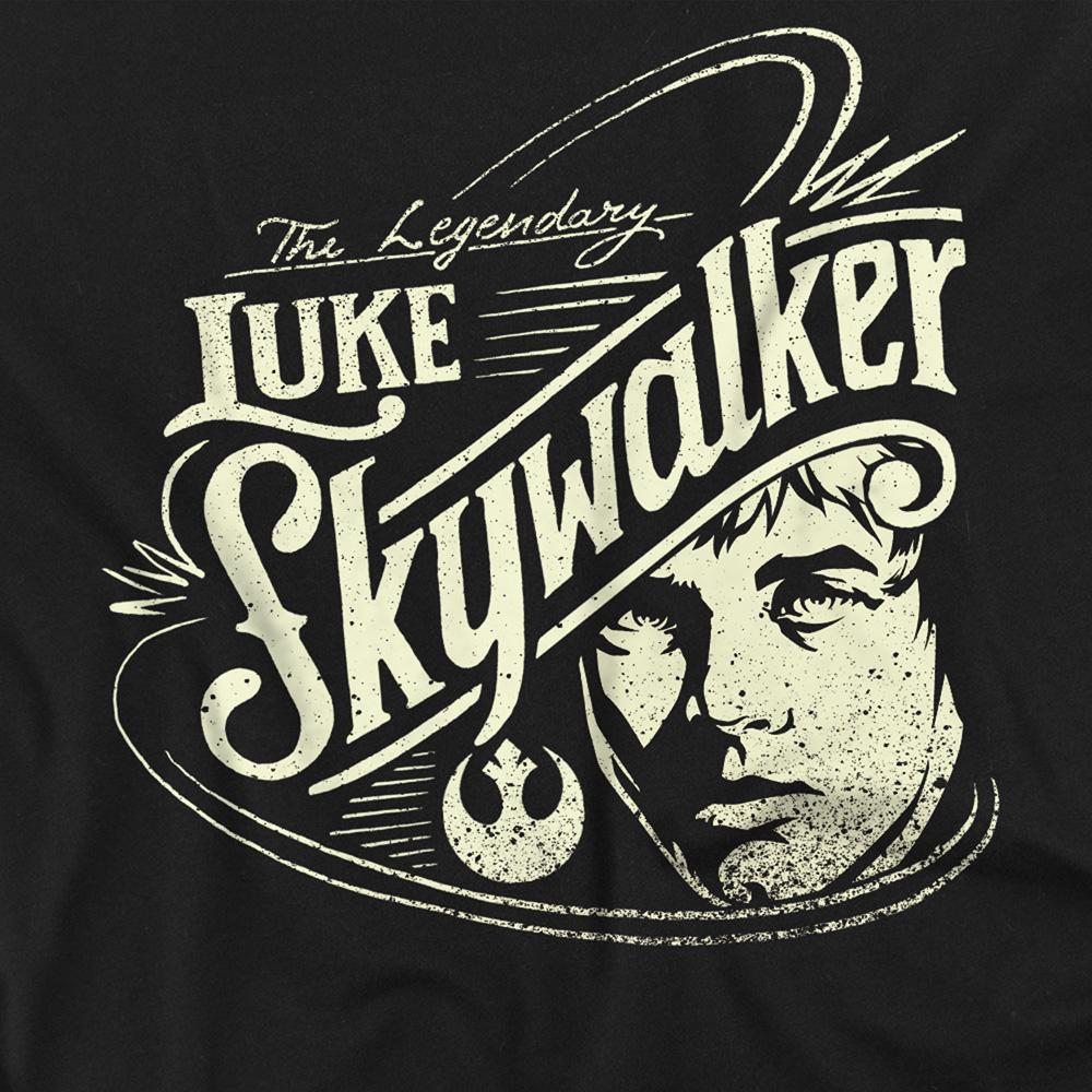Black - Side - Star Wars Unisex Adult Skywalker War Hero T-Shirt