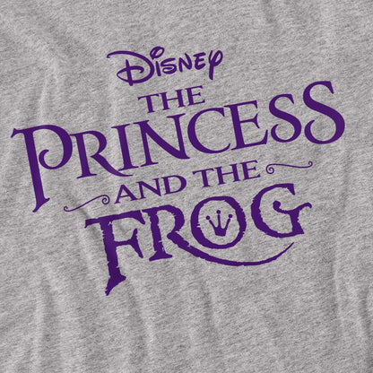 Sport Heather - Side - The Princess and the Frog Unisex Adult Logo T-Shirt