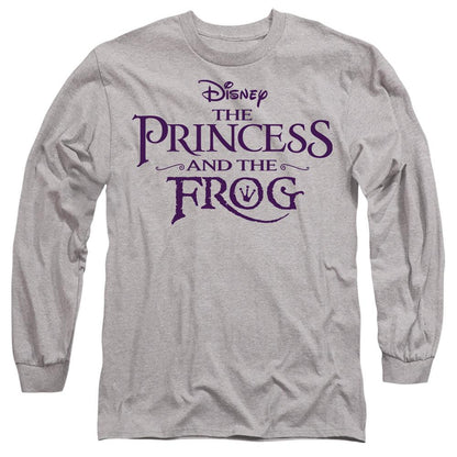 Sport Heather - Front - The Princess and the Frog Unisex Adult Logo T-Shirt