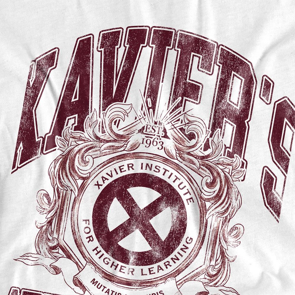 White - Side - Marvel Unisex Adult X-Men Athletic Dept Professor X T-Shirt