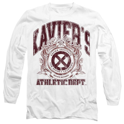 White - Front - Marvel Unisex Adult X-Men Athletic Dept Professor X T-Shirt