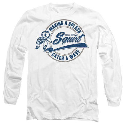 White - Front - Finding Nemo Unisex Adult Catch A Wave T-Shirt