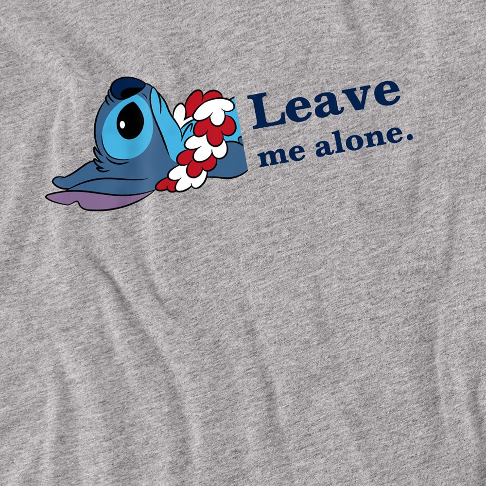 Sport Heather - Side - Lilo & Stitch Unisex Adult Leave Me Alone T-Shirt