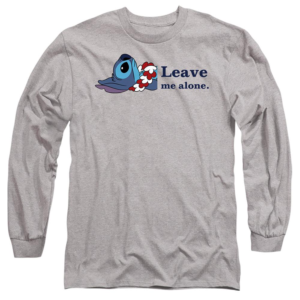 Sport Heather - Front - Lilo & Stitch Unisex Adult Leave Me Alone T-Shirt
