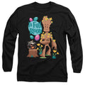 Black - Front - Guardians Of The Galaxy Unisex Adult In Full Bloom T-Shirt
