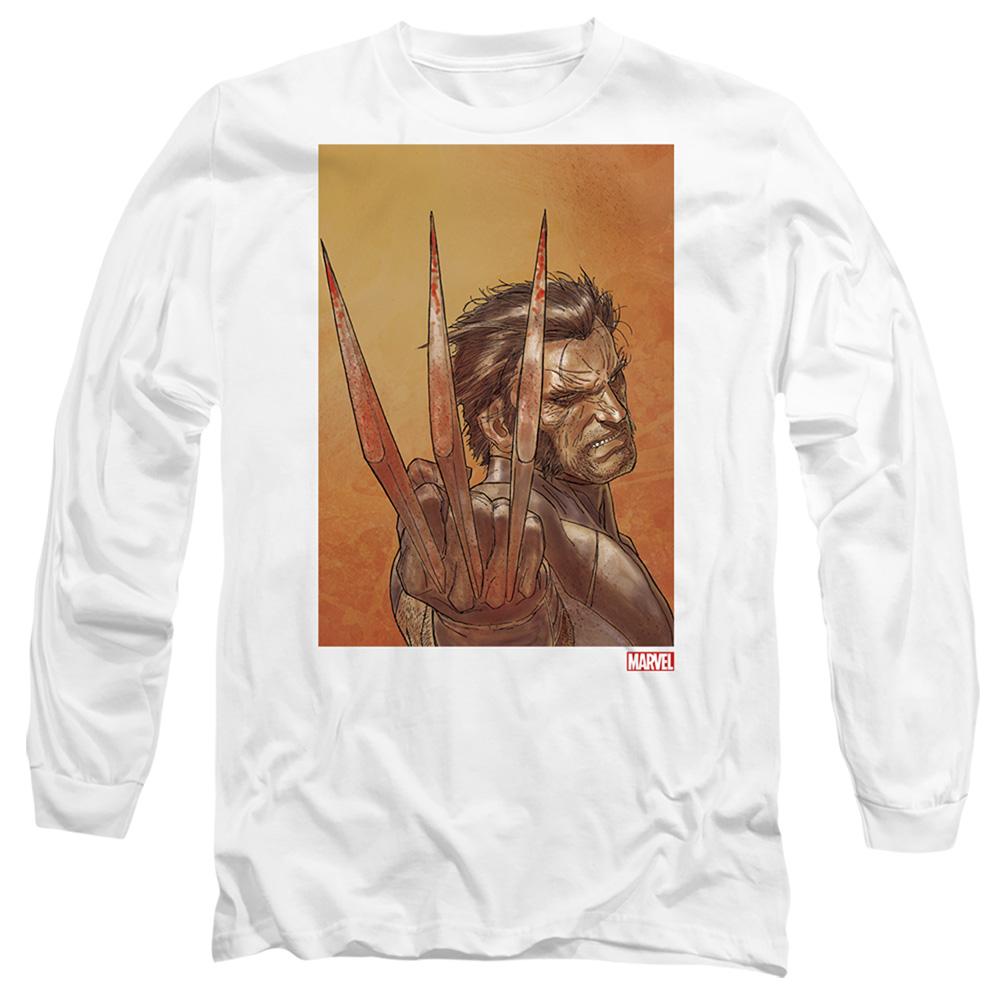 White - Front - Marvel Unisex Adult X-Men Ready Wolverine T-Shirt