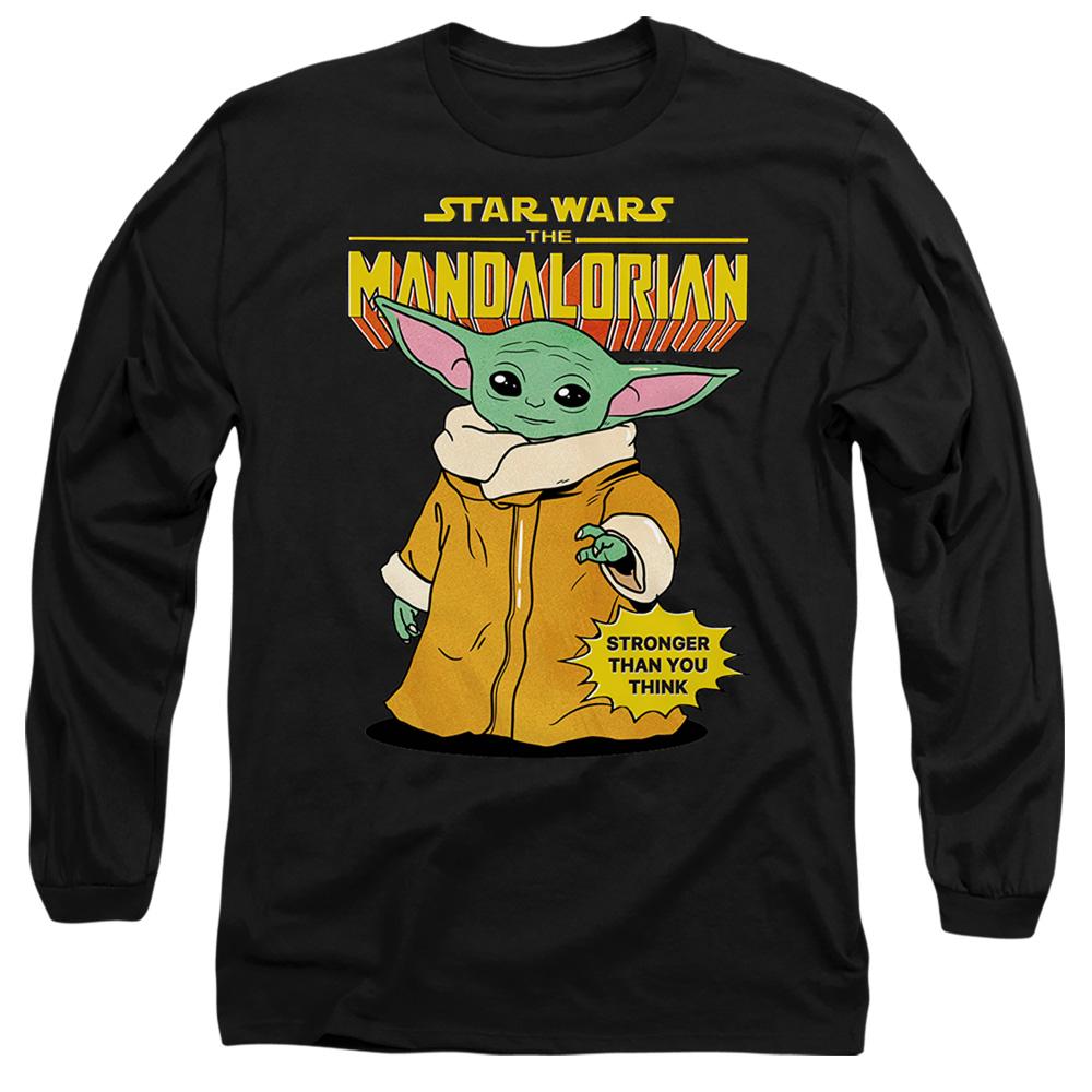 Black - Front - Star Wars Unisex Adult Strong Grogu T-Shirt