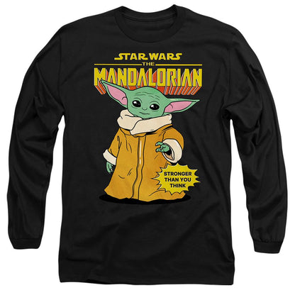 Black - Front - Star Wars Unisex Adult Strong Grogu T-Shirt